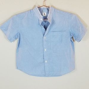 New STEM Casual Button Up Shirt Size 5